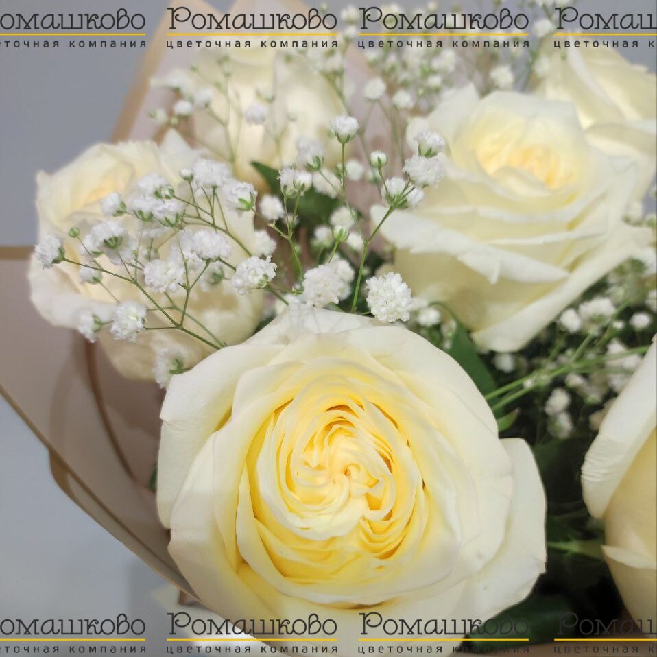 Букет из 7 пионовидных роз