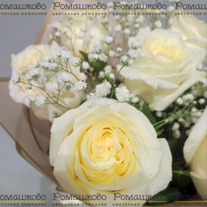 Превью Букет из 7 пионовидных роз