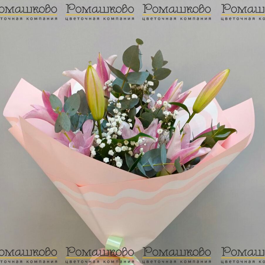 Букет из лилий «Элегантная свежесть»