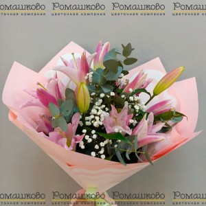 Превью Букет из лилий «Элегантная свежесть»