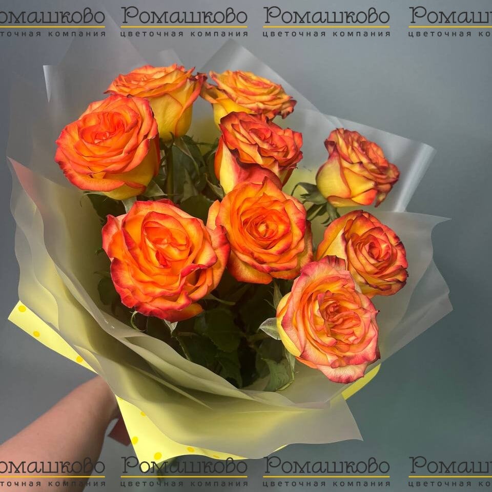 Букет из роз «Яркий день»
