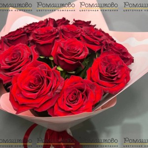 Превью Букет из 19 красных роз Эксплорер