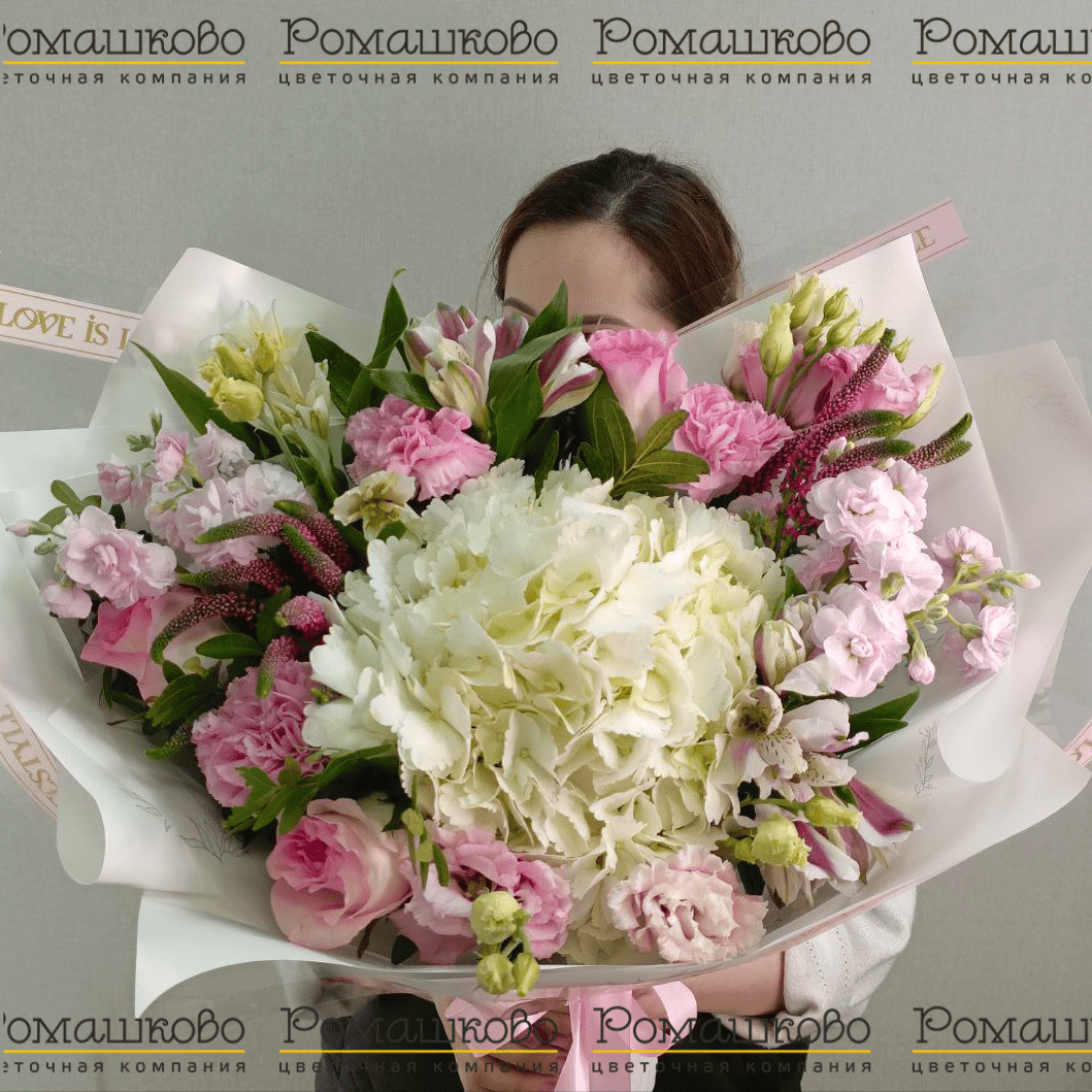 Букет из гортензий «Эвита»