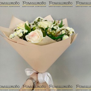 Превью Букет из роз «Райские облака»