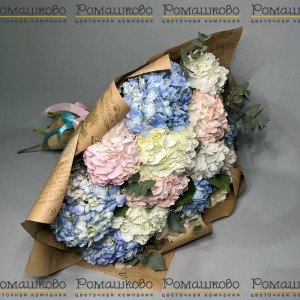 Превью Букет из 15 гортензий (Колумбия)