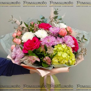 Превью Букет из гортензий «Большой привет»