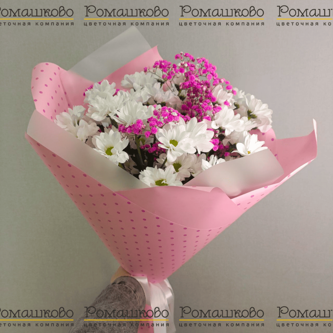 Букет из ромашек «Белые ромашки»
