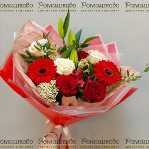 Превью Букет из гербер «Парфюм цветов»