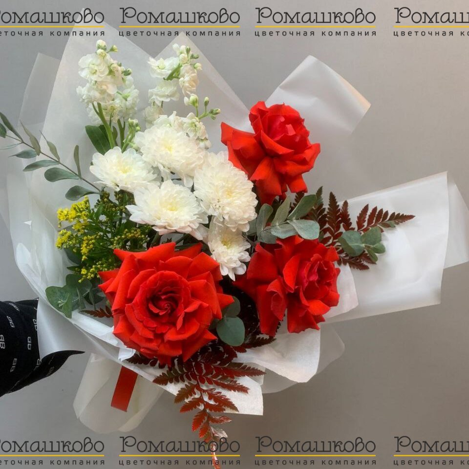 Букет из розы «Парижская весна»