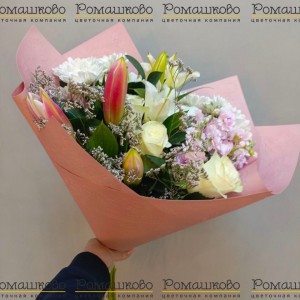 Превью Букет из лилий «Постельный аромат»