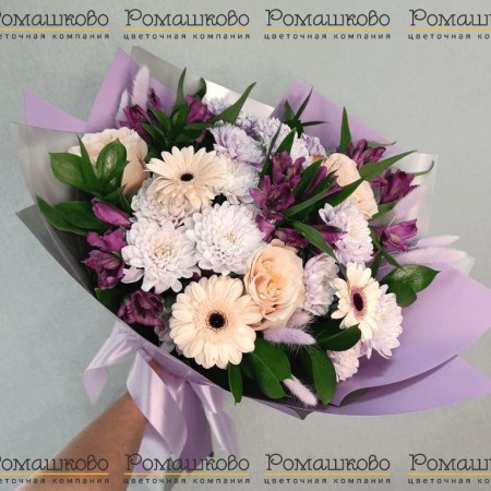 Букет из гербер «Ласковые облака»