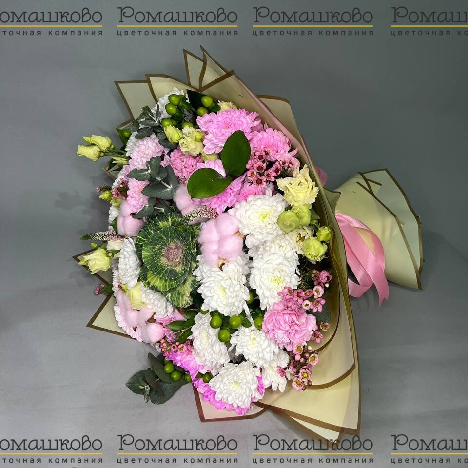 Букет из хризантемы «Цветочная россыпь»