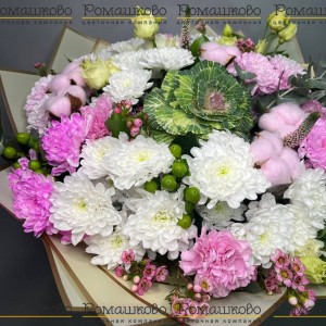 Превью Букет из хризантемы «Цветочная россыпь»