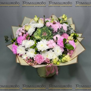 Превью Букет из хризантемы «Цветочная россыпь»