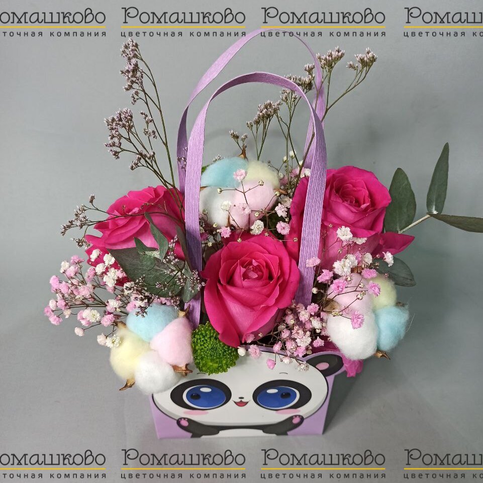 Цветочная мини-сумочка