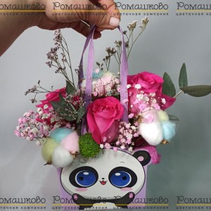 Превью Цветочная мини-сумочка