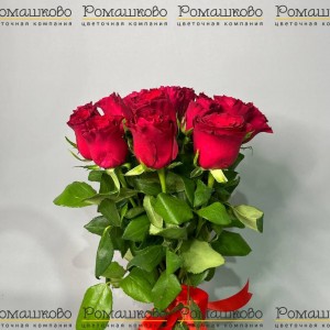 Превью 15 красных роз Кения (40см)