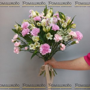 Превью Букет из гвоздик «Кисло-сладкий вихрь»