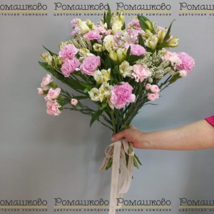 Превью Букет из гвоздик «Кисло-сладкий вихрь»