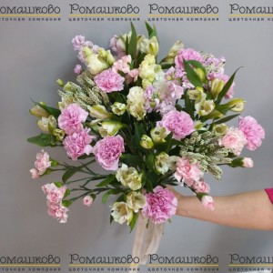 Превью Букет из гвоздик «Кисло-сладкий вихрь»