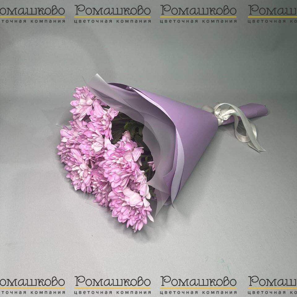 Букет из хризантемы «Лавандовая мечта»