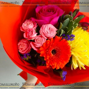 Превью Букет «Оранжевое солнце»