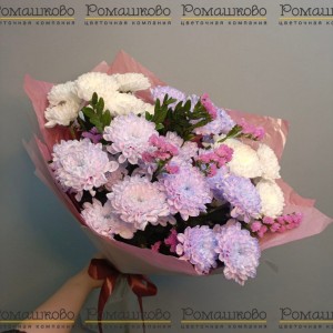 Превью Букет из хризантемы «Арктический бриз»