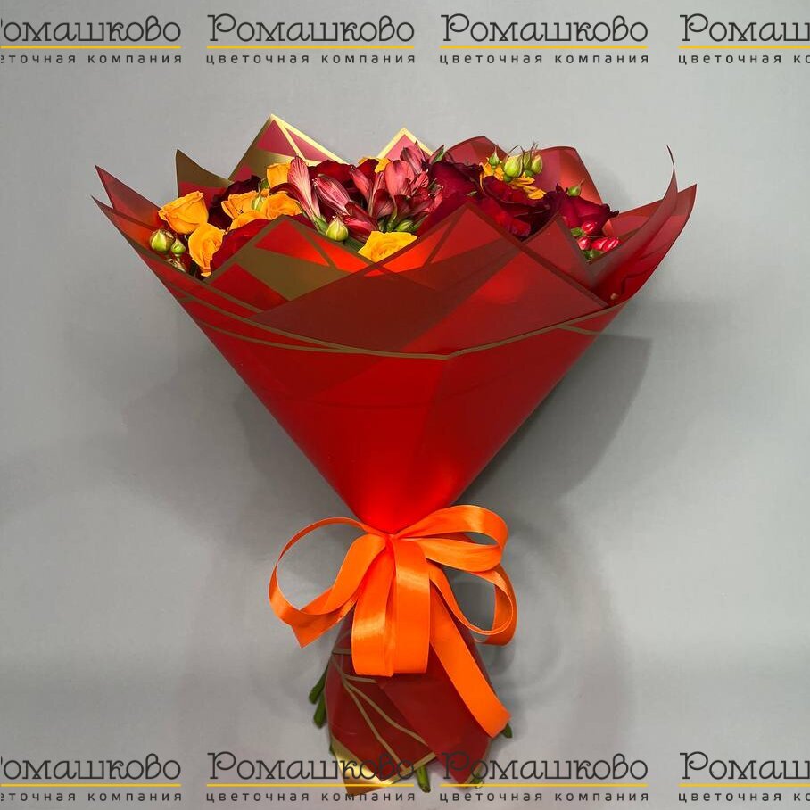 Букет «Красный огонь»