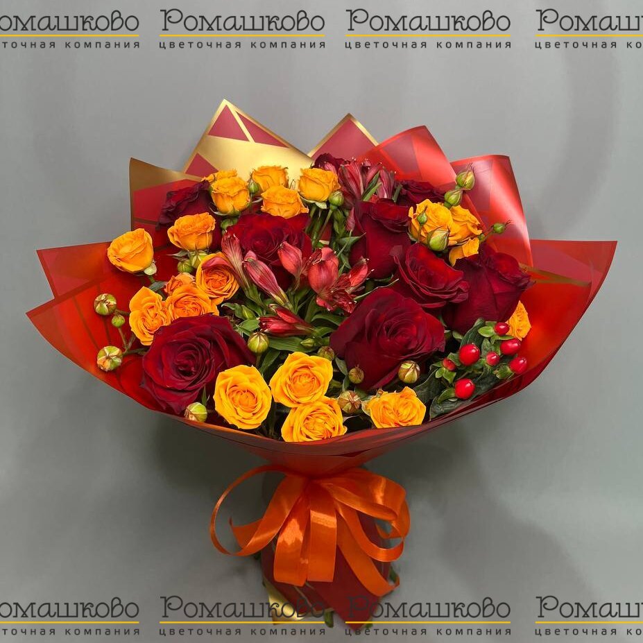 Букет «Красный огонь»