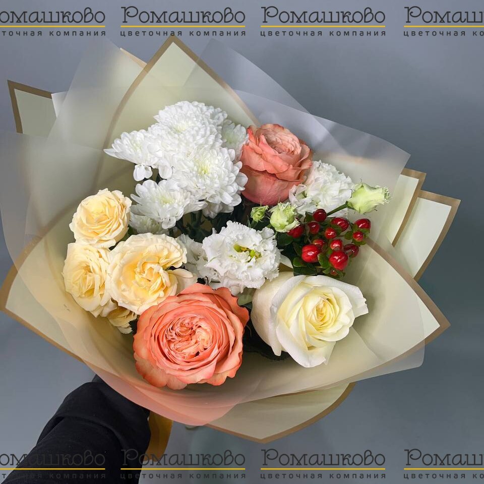 Букет из роз «Нежное волшебство»