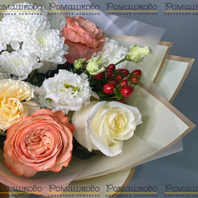 Букет из роз «Нежное волшебство»