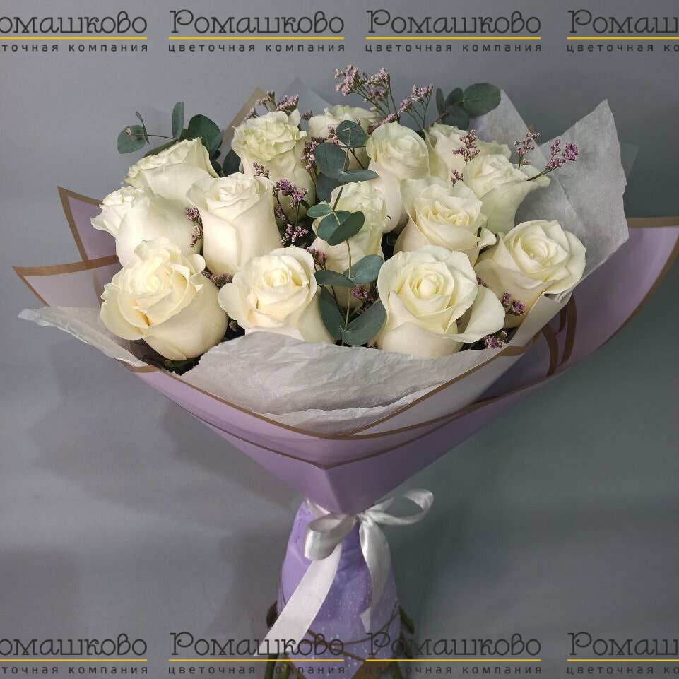 Букет из розы «Ласковая капель»