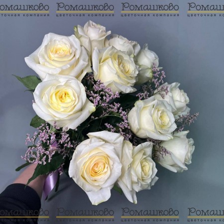 Букет из 11 пионовидных роз за 3 560 - «Ромашково» в Красноярске