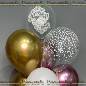 Превью Букет из 7 шаров с гелием