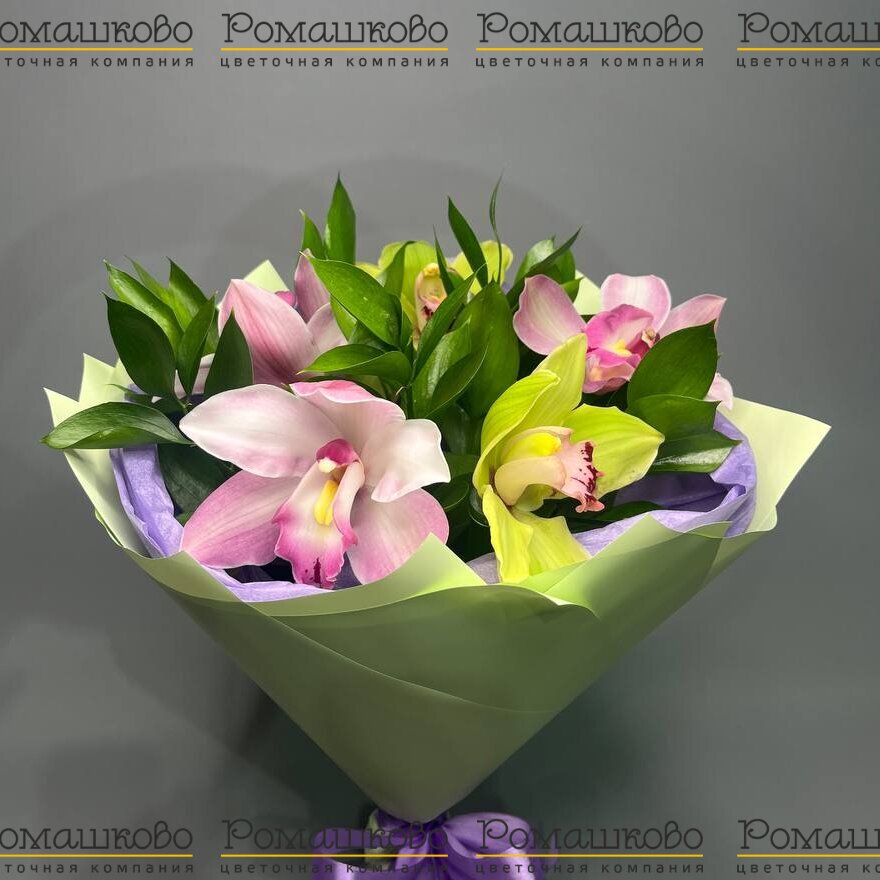Букет из орхидей 