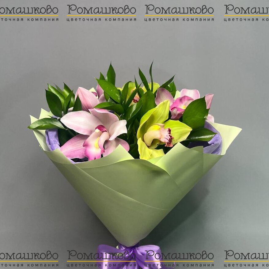 Букет из орхидей 