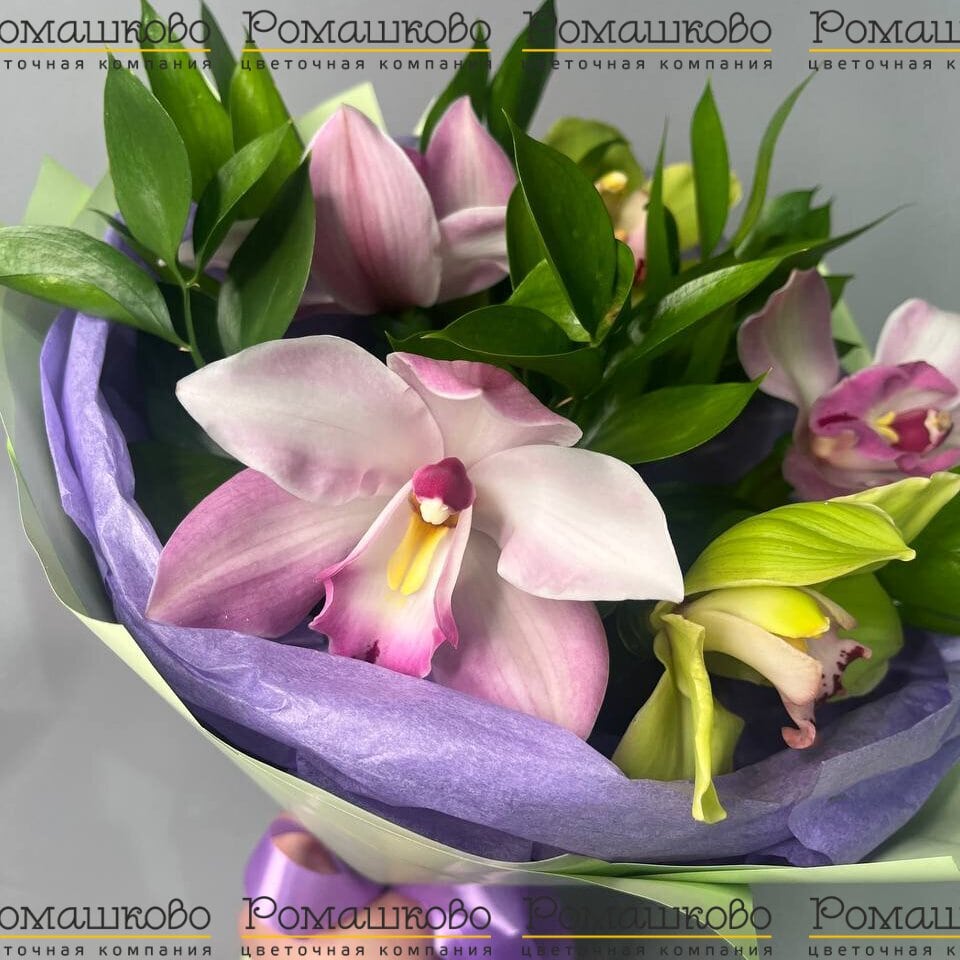 Букет из орхидей 