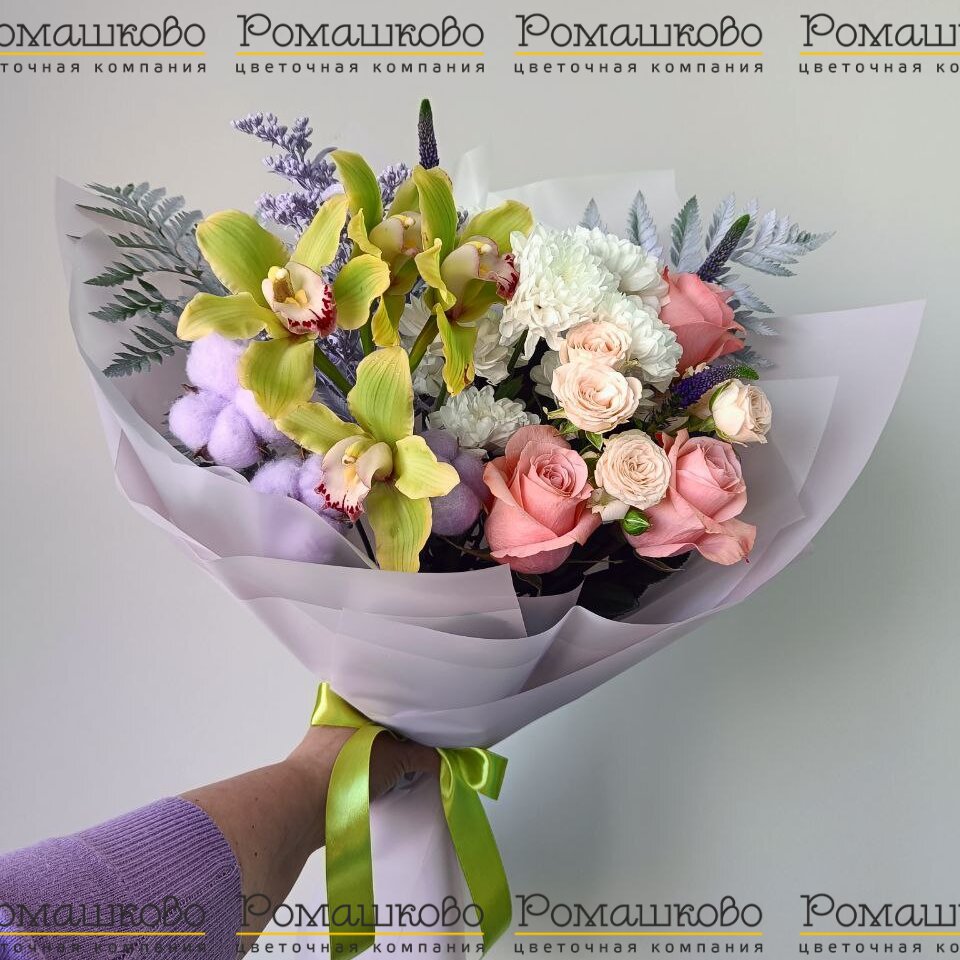 Букет из орхидей 