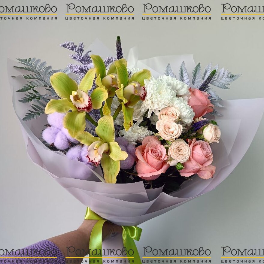 Букет из орхидей 