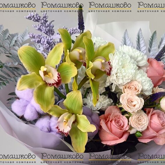 Букет из орхидей 