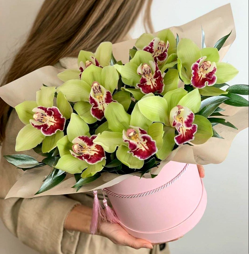 Букет из орхидей 