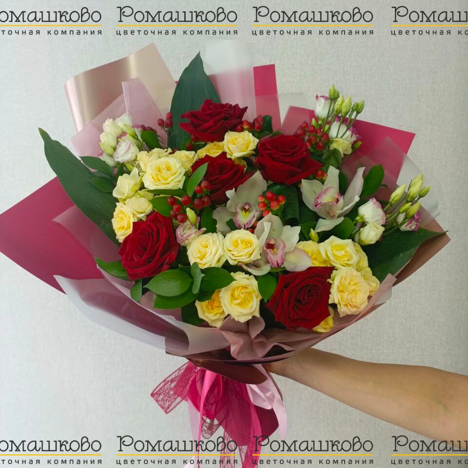 Букет из орхидей 