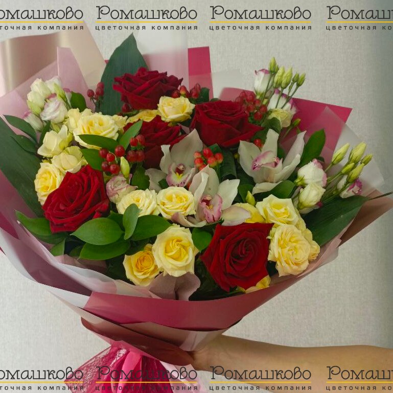 Букет из орхидей 