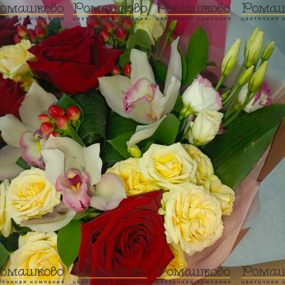 Букет из орхидей 