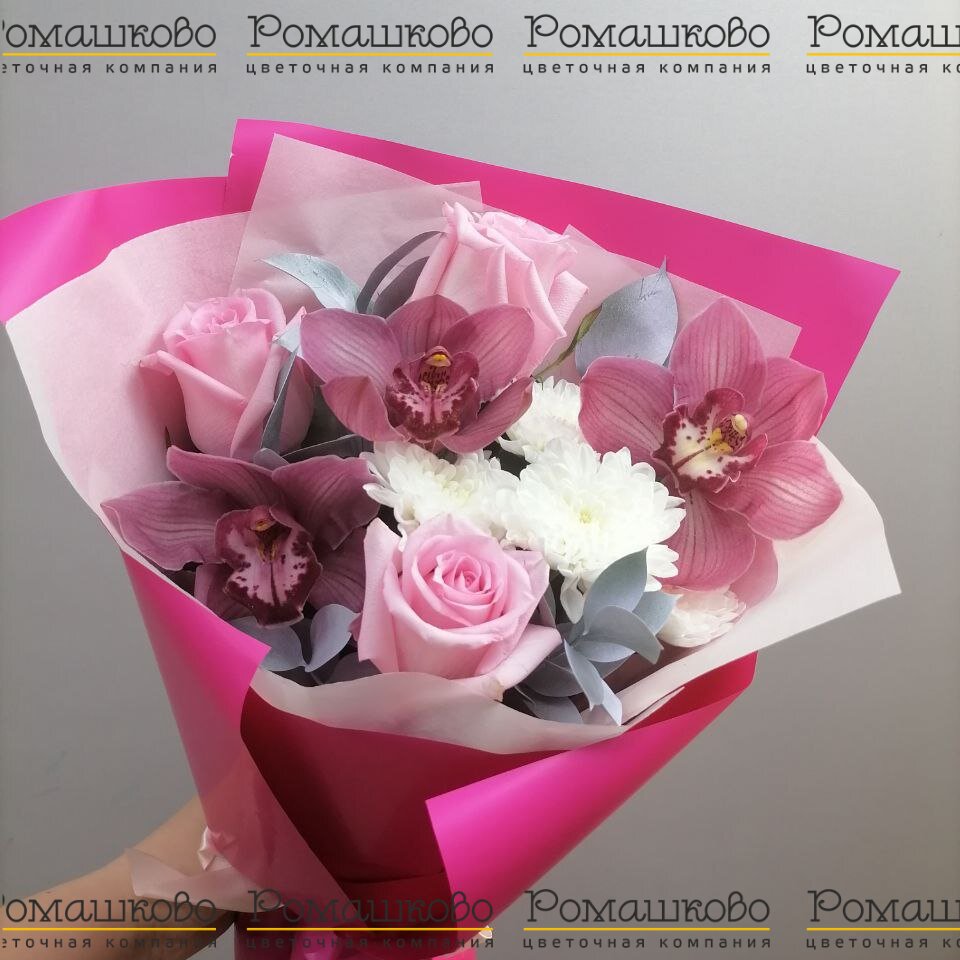 Букет из орхидей 