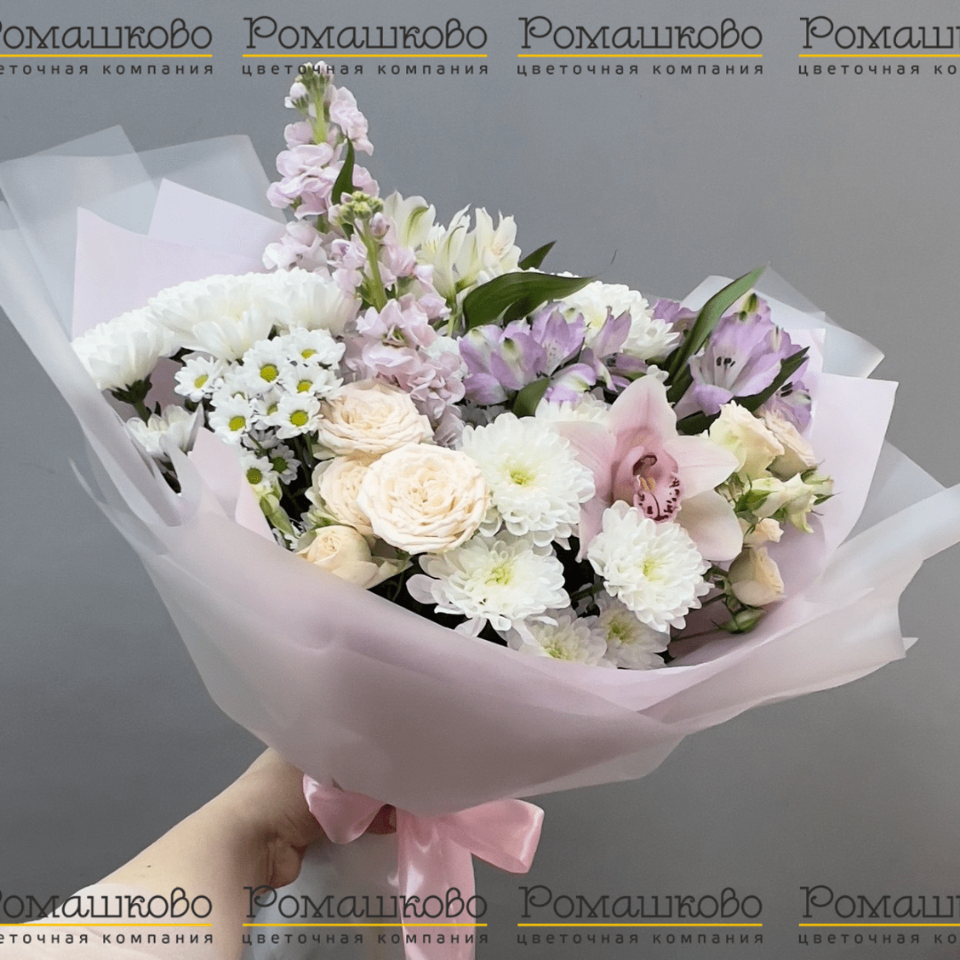 Букет из орхидей 