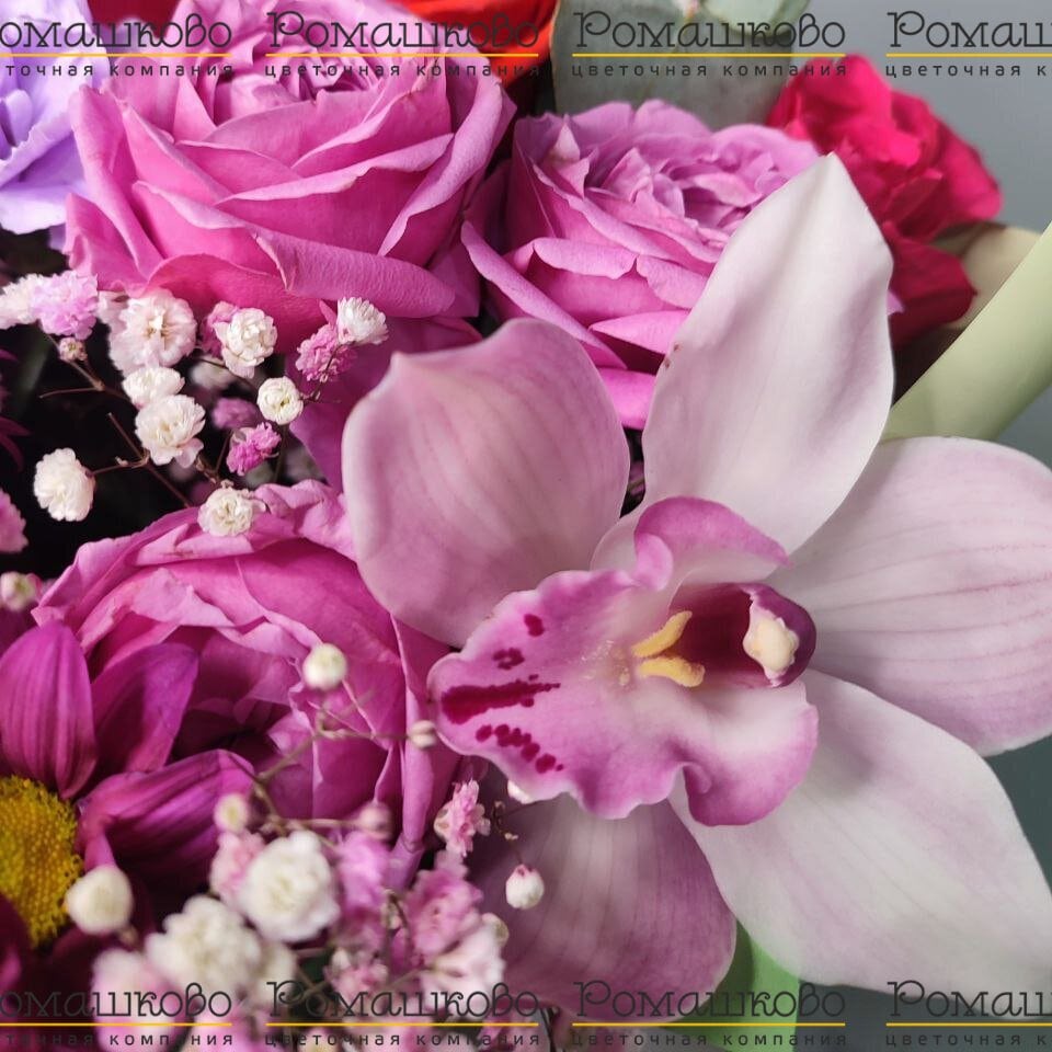 Букет из орхидей 