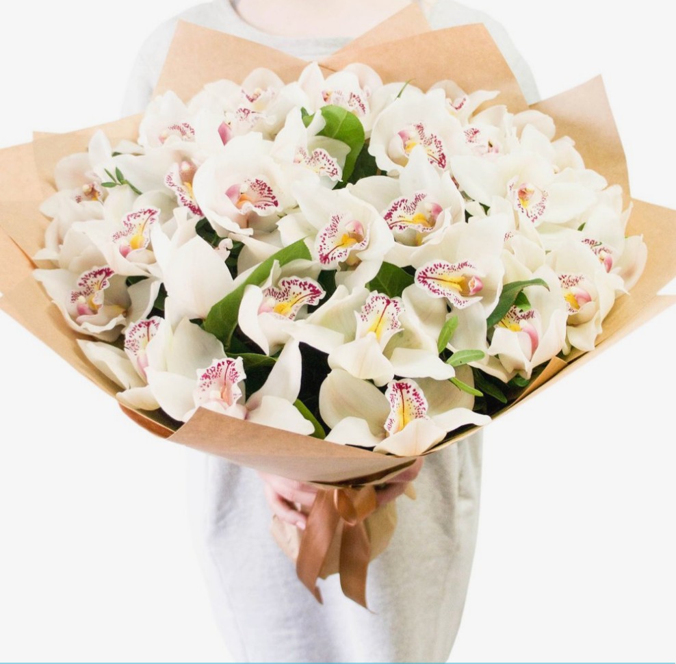 Букет из орхидей 