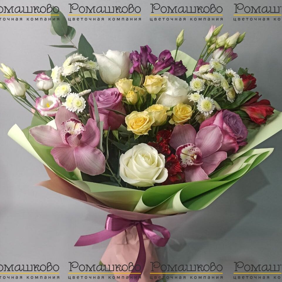 Букет из орхидей «Империя»