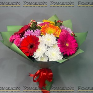 Превью Букет из гербер «Цветочные каскады»